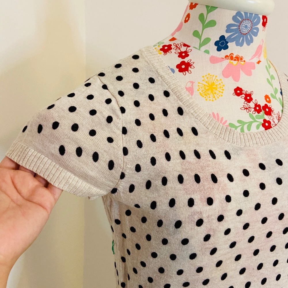 Kensie PolkaDot Stretch Dress - Picture 3 of 7